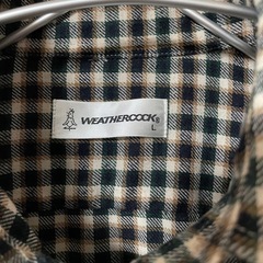 WEATHERCOCK 長袖ネルシャツ L チェックシャツの画像