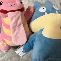 ポケモン ぬいぐるみ 5匹 メタモン コダック ヤドン ゴンベ ベロリンガの画像