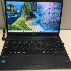🍀【美品】超軽量・超高速ノートパソコン「FUJITSU」win11・office2024 管理No3-2の画像