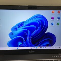 🍀【美品】超軽量・超高速ノートパソコン「FUJITSU」win11・office2024 管理No3-2の画像