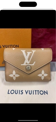 ルイヴィトン　財布　コンパクト　ポルトフォイユ　ヴィクトリーヌ　アンプラント