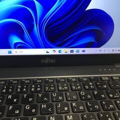 🍀【美品】超軽量・超高速ノートパソコン「FUJITSU」win11・office2024 管理No3-3の画像