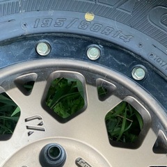 MLJ　14インチ　195/80R14グッドイヤー　冬タイヤ付きの画像