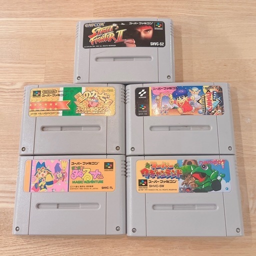 スーファミソフト　5本セット スーパーファミコンソフト 5本セット 販売｜Yahoo!フリマ（旧