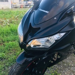 北海道　カワサキ　ニンジャ250 走行少ない！タイヤ前後山あり！バッテリー付き！の画像