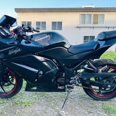 北海道　カワサキ　ニンジャ250 走行少ない！タイヤ前後山あり！バッテリー付き！の画像