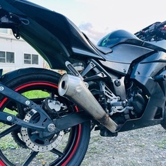 北海道　カワサキ　ニンジャ250 走行少ない！タイヤ前後山あり！バッテリー付き！の画像