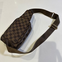 ④【最終値下げ】【中古】LOUIS VUITTON ダミエ ジェロニモス ブラウンの画像