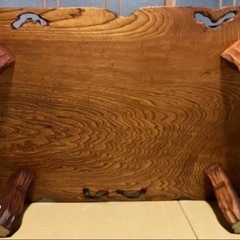 木製ローテーブル レトロ 軽量の画像