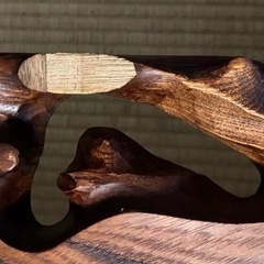 木製ローテーブル レトロ 軽量の画像