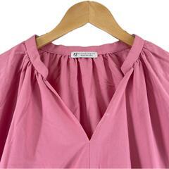 美品 AFTERNOON TEA WARDROBE アフタヌーンティー ワードローブ 無地 春夏 SS ワンピース ポリエステル ピンク レディース MR【古着】【中古】【送料無料】の画像
