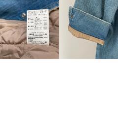 極美品 Wrangler ラングラー 無地 秋冬 AW その他アウター コットン ブルー メンズ F デニムボアコート【古着】【中古】【送料無料】の画像