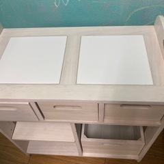 取引中　キッチンワゴンカート付の画像