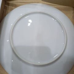 【未使用】ポーセラーツお手製の丸皿※電気炉で焼成済み※ハンドメイド①の画像
