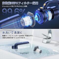 ♥️新品未使用♥️コードレス掃除機 スティック型 【新登場！33000Pa吸引力】 1.3kg軽量 30分以上連続稼働 静音設計 HEPAフィルター搭載 伸縮バイブ 壁掛け収納 床モップ対応の画像