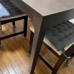 IKEA 伸長式テーブル イケア ダイニングテーブル 椅子 チェア の画像