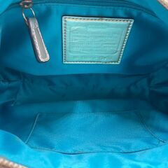 ○COACH コーチ 2way シグネチャー ショルダーバッグ ベージュ ゴールド 13833の画像