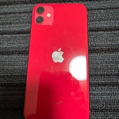 ✨美品✨ iPhone 11 本体　レッド 64GB SIMフリー【バッテリー良好・動作快調】の画像