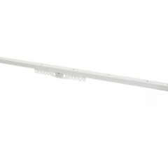 新品　伸縮式 カーテンレール2m　白　シングルレールの画像