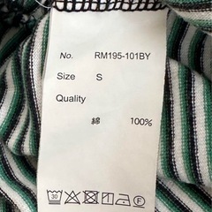 【Robert P. Miller】ボーダーTシャツ／半袖／Sサイズ／綿100％の画像