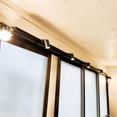 ダクトレール 電源コンセント2個 レール70cm×7個セット 連結式 ライティングレールの画像