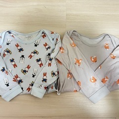 【5枚】ベビーロンパース　肌着　ロンパース　ユニクロ　UNIQLO 保育園　半袖の画像