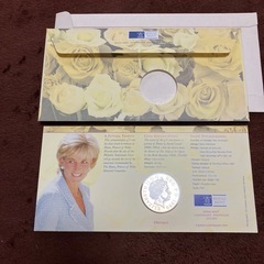 ★訳あり　ダイアナ妃 記念5ポンドコインroyal mint ロイヤルミントの画像