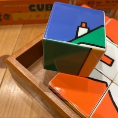 知育玩具うさぎのミッフィーキューブパズルの画像