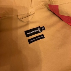 マッキントッシュ　ステンカラーコートの画像