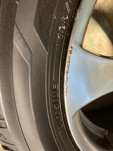 中古ホイール スタドレス（195/55R16）付き　EURO design 中古ホイール 16インチ