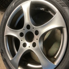 中古ホイール スタドレス（195/55R16）付き　EURO design 中古ホイール 16インチの画像
