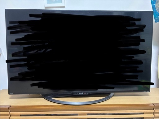 シャープテレビ50インチ (ABC) 鶴間のテレビ《液晶テレビ》の