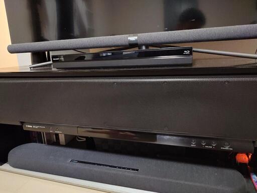 テレビ台　YAMAHA　スピーカー　ブラック　家電　家具　収納