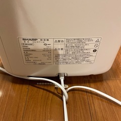 2024年製　除湿機　SHARP シャープ　CV-R71-W　の画像