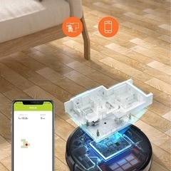 【美品】 Kyvol E31 高性能ロボット掃除機 水拭き 拭き掃除 両用 Googleアシスタント・Alexa対応 超薄型 静音 の画像