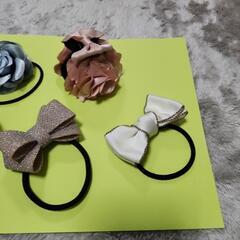ヘアーゴム止めアクセサリーの画像