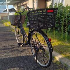 (お取り引き中)中古 自転車　26インチ　美品　前後カゴ付きの画像