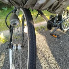 (お取り引き中)中古 自転車　26インチ　美品　前後カゴ付きの画像
