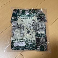 【セット】象柄シャツとパンツセット 100cmの画像