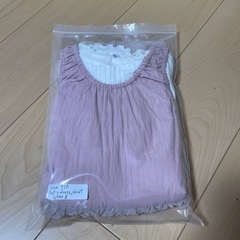 110サイズ ノースリーブドレスとシャツセットの画像