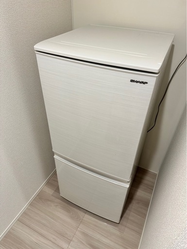 シャープ ノンフロン冷凍冷蔵庫 SJ-D14F-W