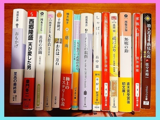 時代小説(まとめて) 時代小説＆名作文庫 まとめ売り 14冊セット【きれいめ中古