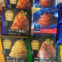 スパゲッティ、パスタソースセットの画像