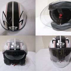 G∝201 ヘルメット OGK Kabuto カブト EXCEED XLサイズ 61-62cm ジェットヘルメットの画像