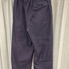 作務衣【伸】ストレッチデニム素材 上下セット 通年向き　黒　サイズLの画像