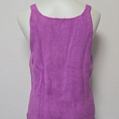 Stretch GAP ギャップ サマーニット ノースリーブ レトロ トップスの画像
