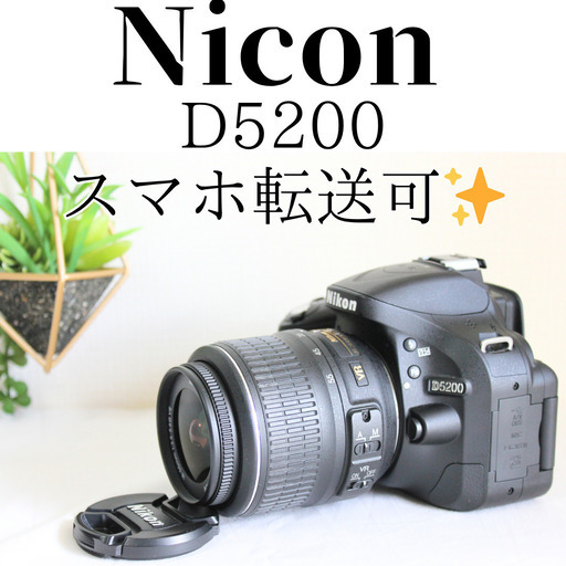 Nikon D5200 標準ズームセット 一眼レフカメラ バリアングル液晶搭載