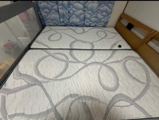 シングルベッド　マットつき