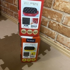 🎀たこ焼き器&カステラ器🎀　❄️２つセット❄️　⭐️一度のみ使用🌟の画像