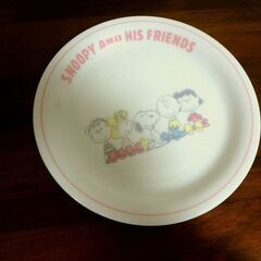  ◆スヌーピー snoopy 平皿 プレート 陶器 中古品